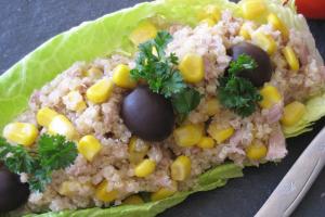 Рецепты салатов с консервированным тунцом с фото
